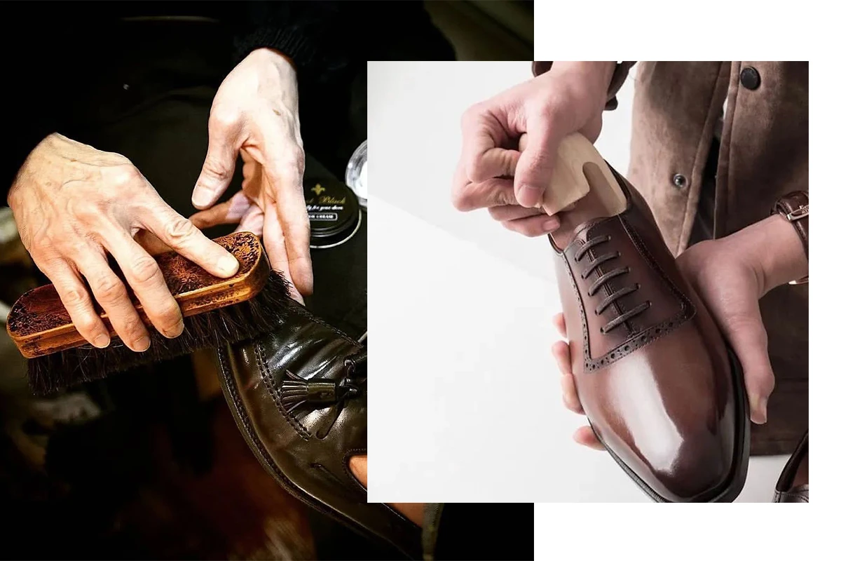 皮鞋保養