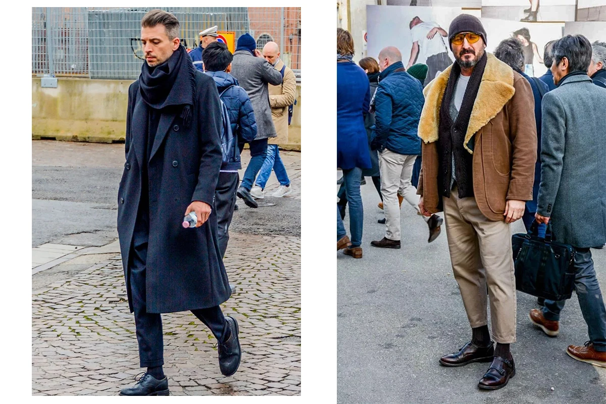 皮鞋的時尚穿搭