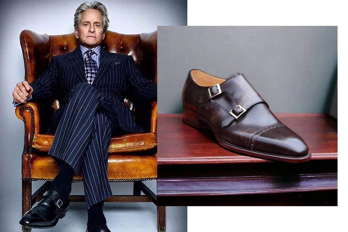 穿著孟克鞋男士