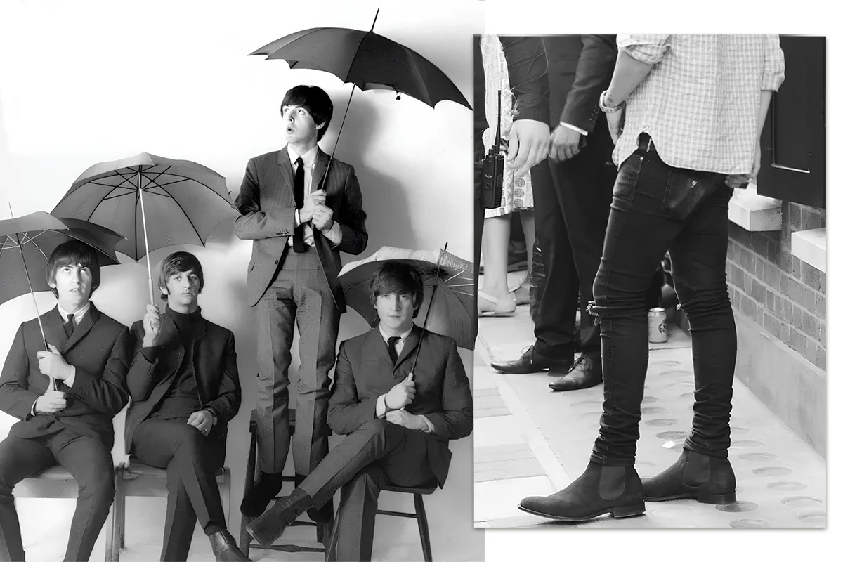 披頭四樂團穿著切爾西靴