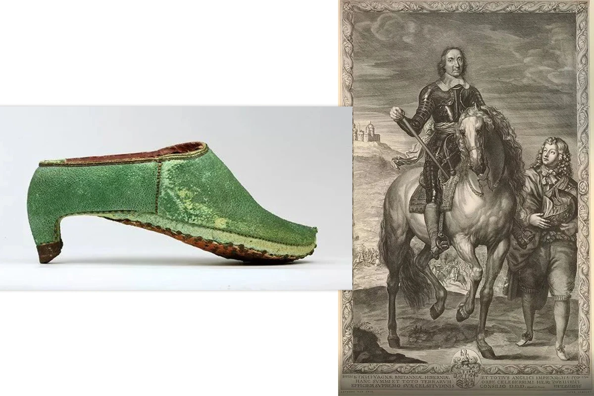 早期的男性高跟鞋