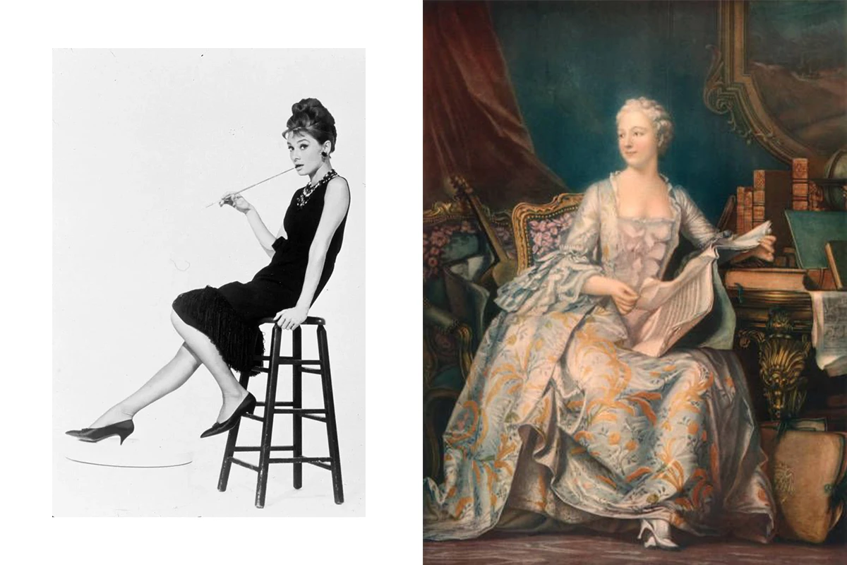 歐洲貴族女性與奧黛麗赫本